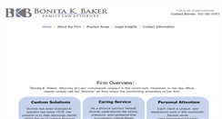 Desktop Screenshot of bonitakbaker.com